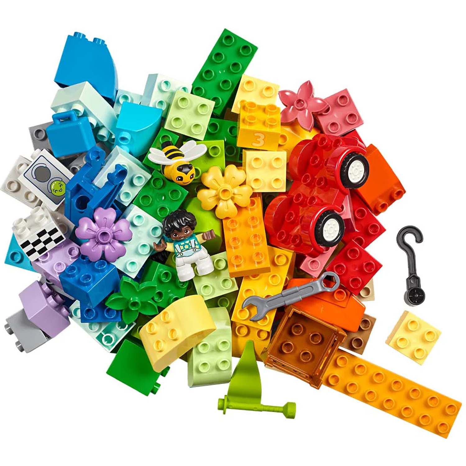 Конструктор LEGO DUPLO Коробка с кубиками 80 дет. - фото 14