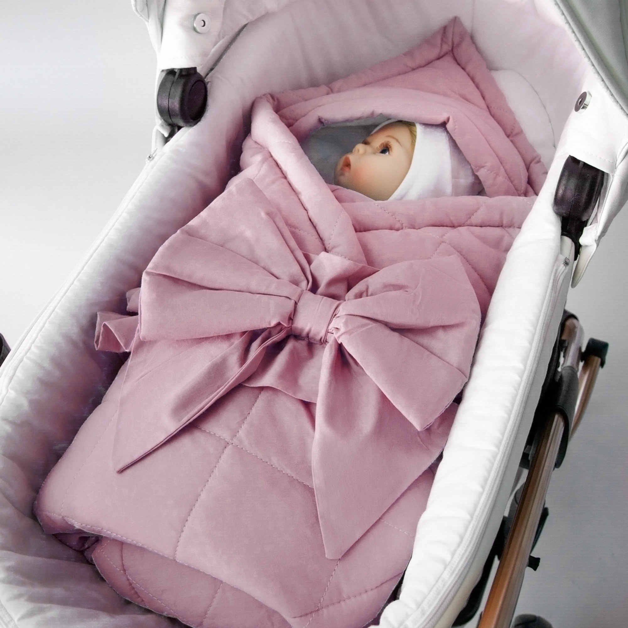 Конверт-одеяло на выписку Amarobaby Lullaby Розовый - фото 12