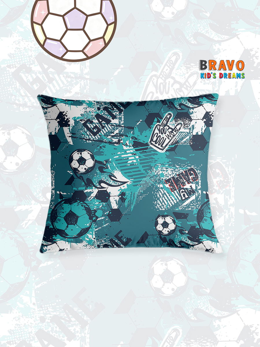 Изображение товара Наволочка BRAVO kids dreams Футбол 70 x 70 см из хлопка