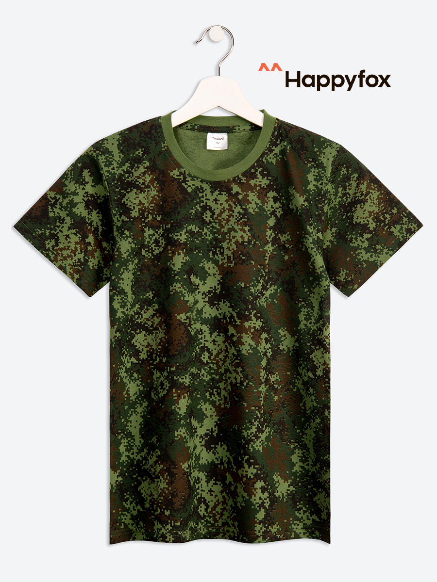 Футболка HappyFox HF9114цифра.т.зеленый - фото 7