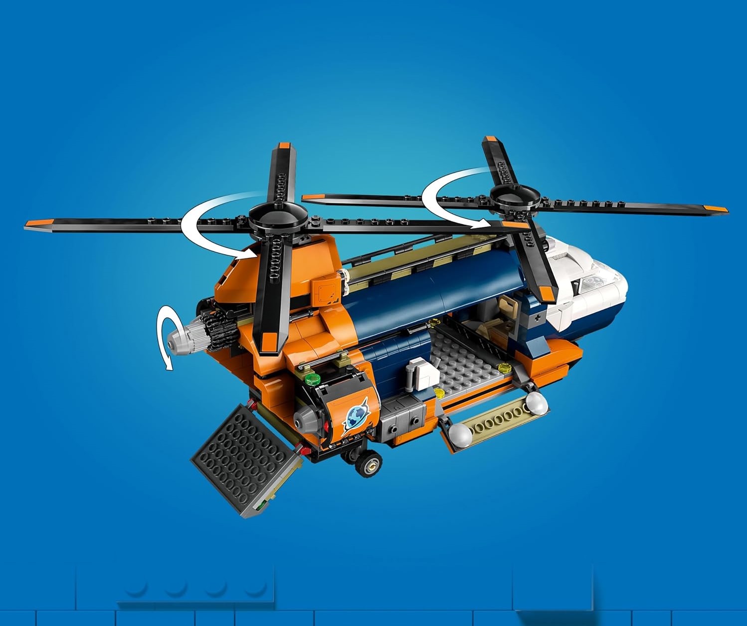 Конструктор LEGO City Jungle Explorer Helicopter блочный - фото 7