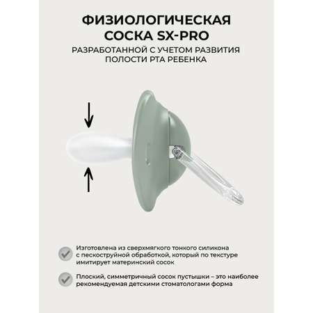 Пустышка Suavinex силикон ортодонтическая от 18 мес. 2 шт.