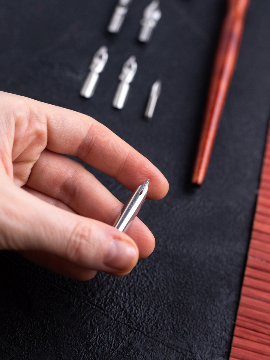 Перья Малевичъ для каллиграфии набор с прямым держателем - фото 7