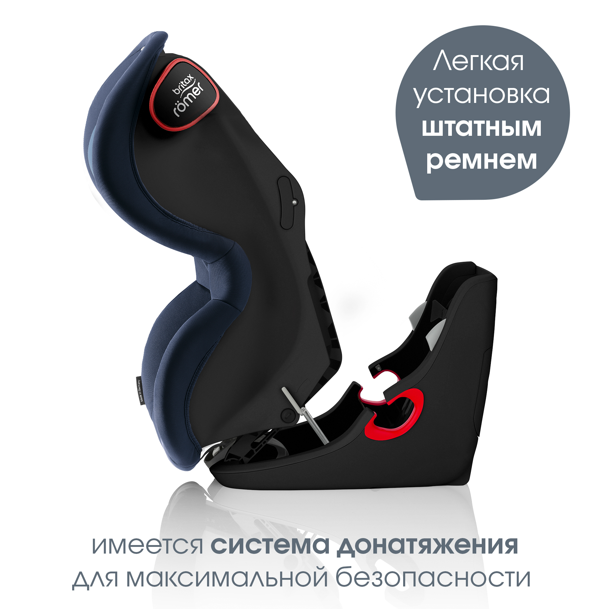 Автокресло Britax Roemer King Moonlight Blue 1 (9-18 кг) - фото 4