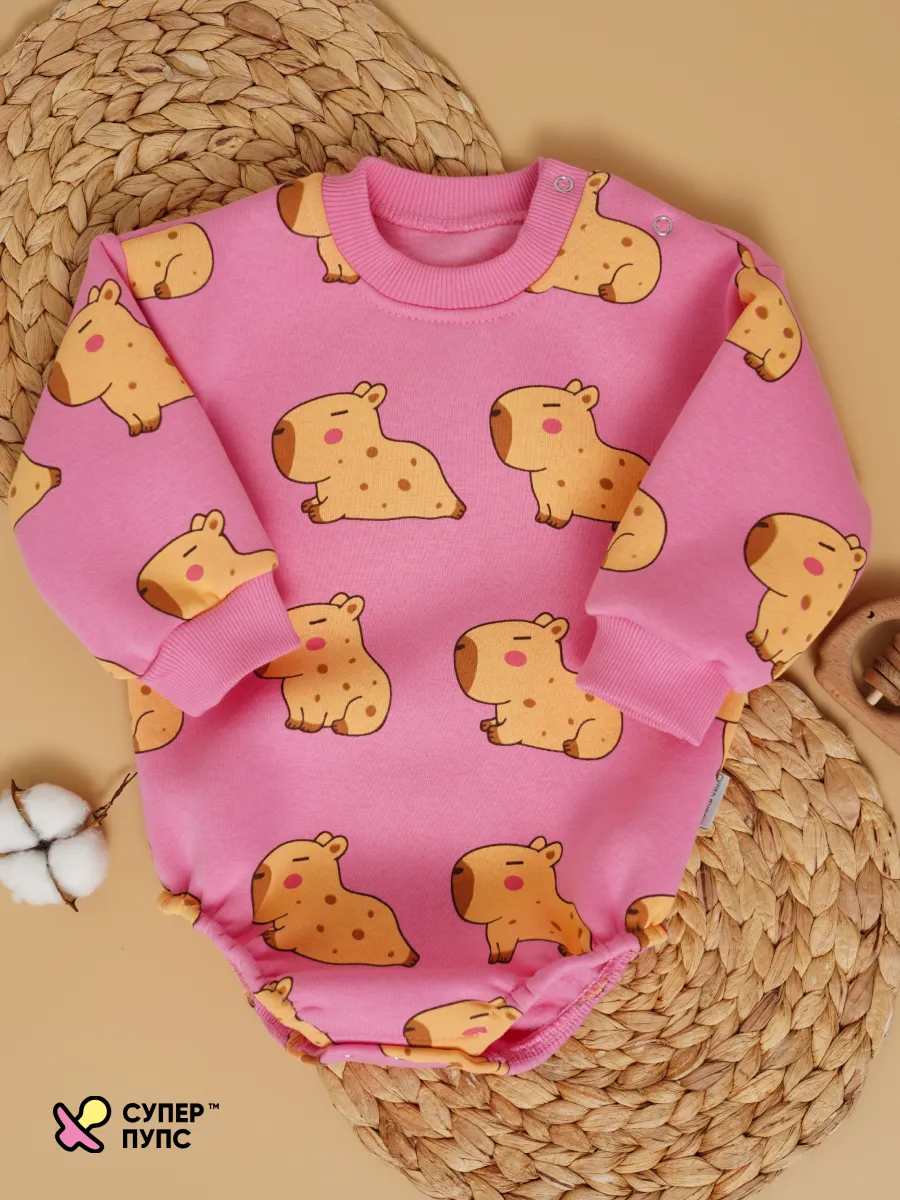 Боди Супер Пупс ромпер/многокапибар - фото 9