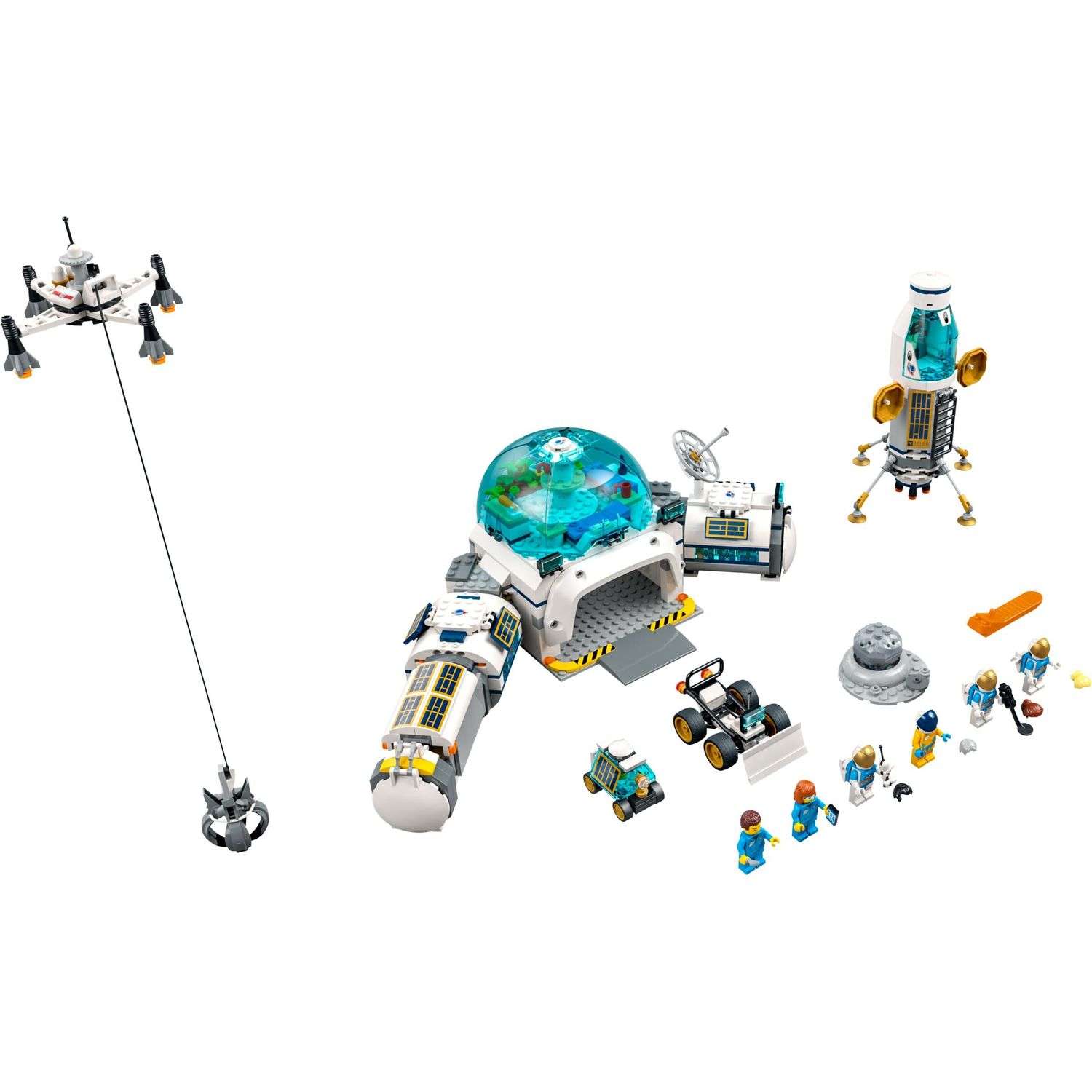 Конструктор LEGO City Space Лунная научная база блочный - фото 2