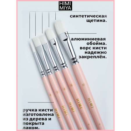 Кисть HIMI MIYA 5 шт. (синтетика)