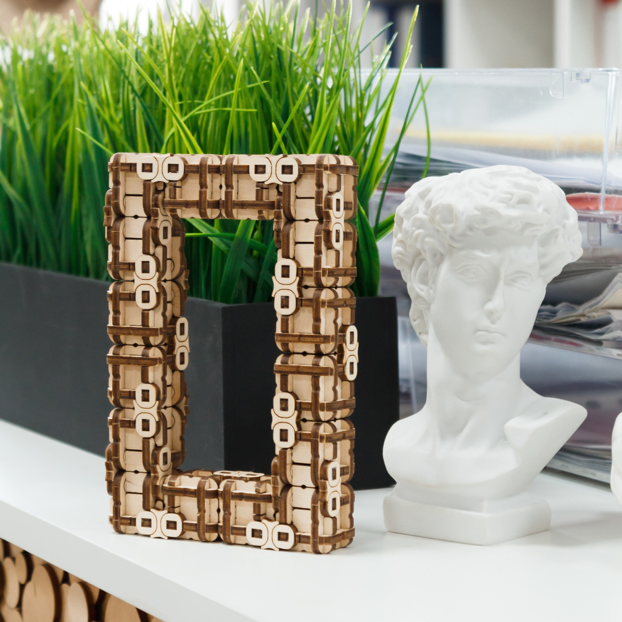 Конструктор Eco Wood Art Метаморфик Змея деревянный 256 дет. - фото 14