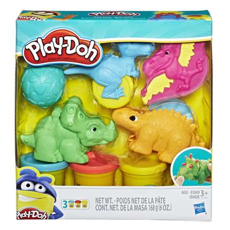 Пластилин Play-Doh Малыши динозаврики