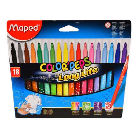 Фломастеры MAPED 18 цв.