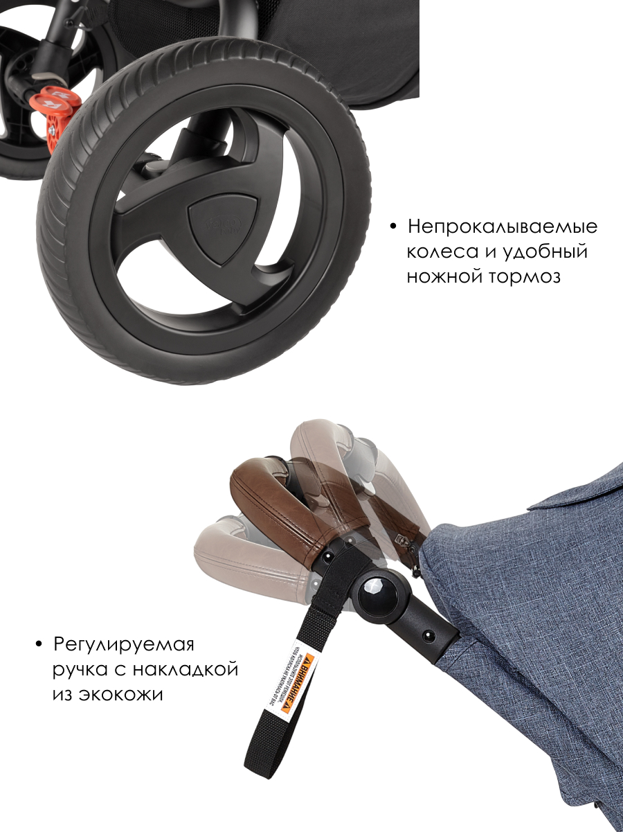 Коляска прогулочная Valco baby Snap 4 синий - фото 8