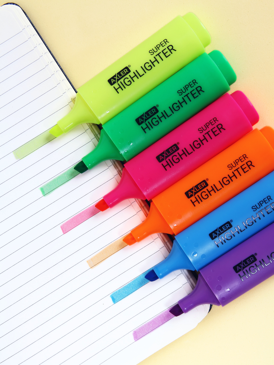 Текстовыделители AXLER 6 шт. - фото 11