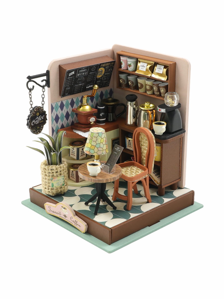 Изображение товара Конструктор Hobby Day Румбокс Кофейня на углу для творчества