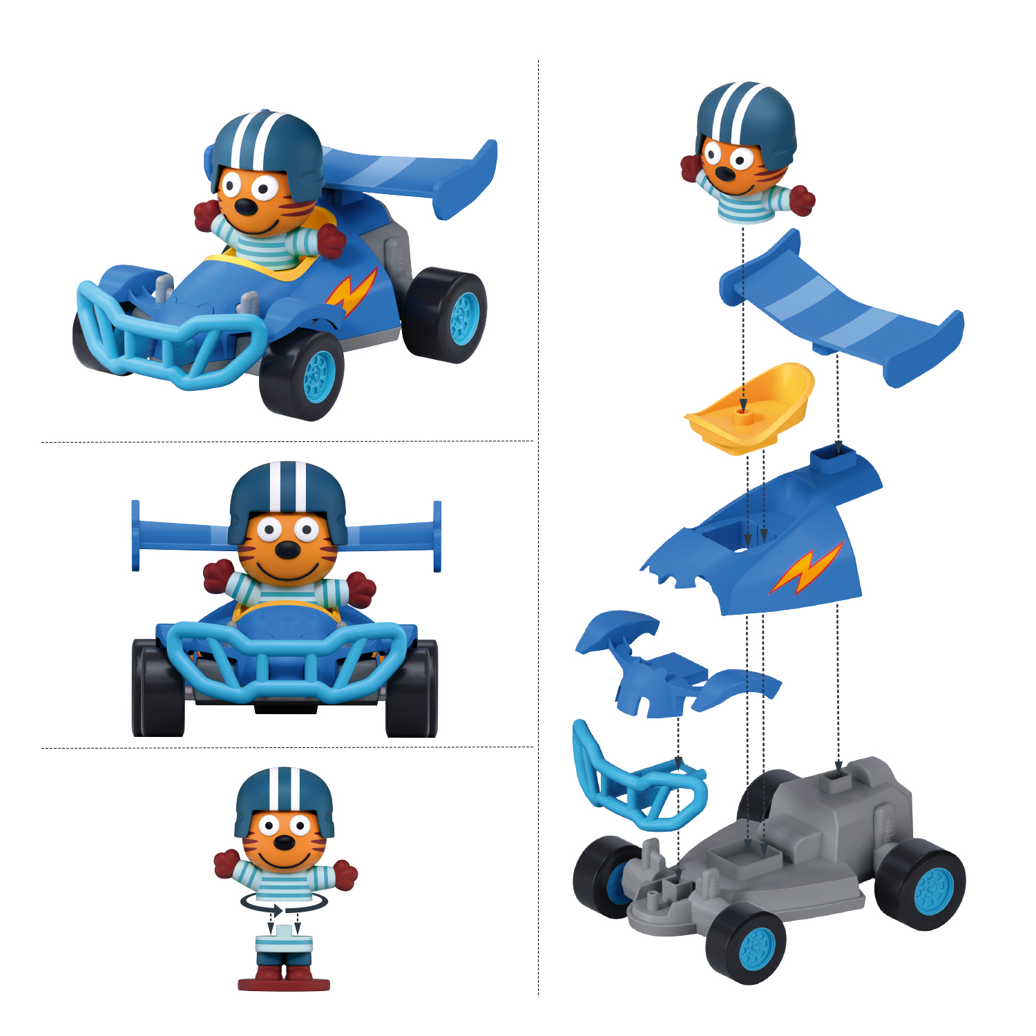 Конструктор SLUBAN Три Кота 29 дет. - фото 3