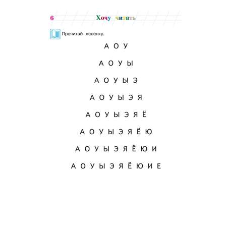 Книга Хочу читать для детей 5-6лет Ломоносовская школа