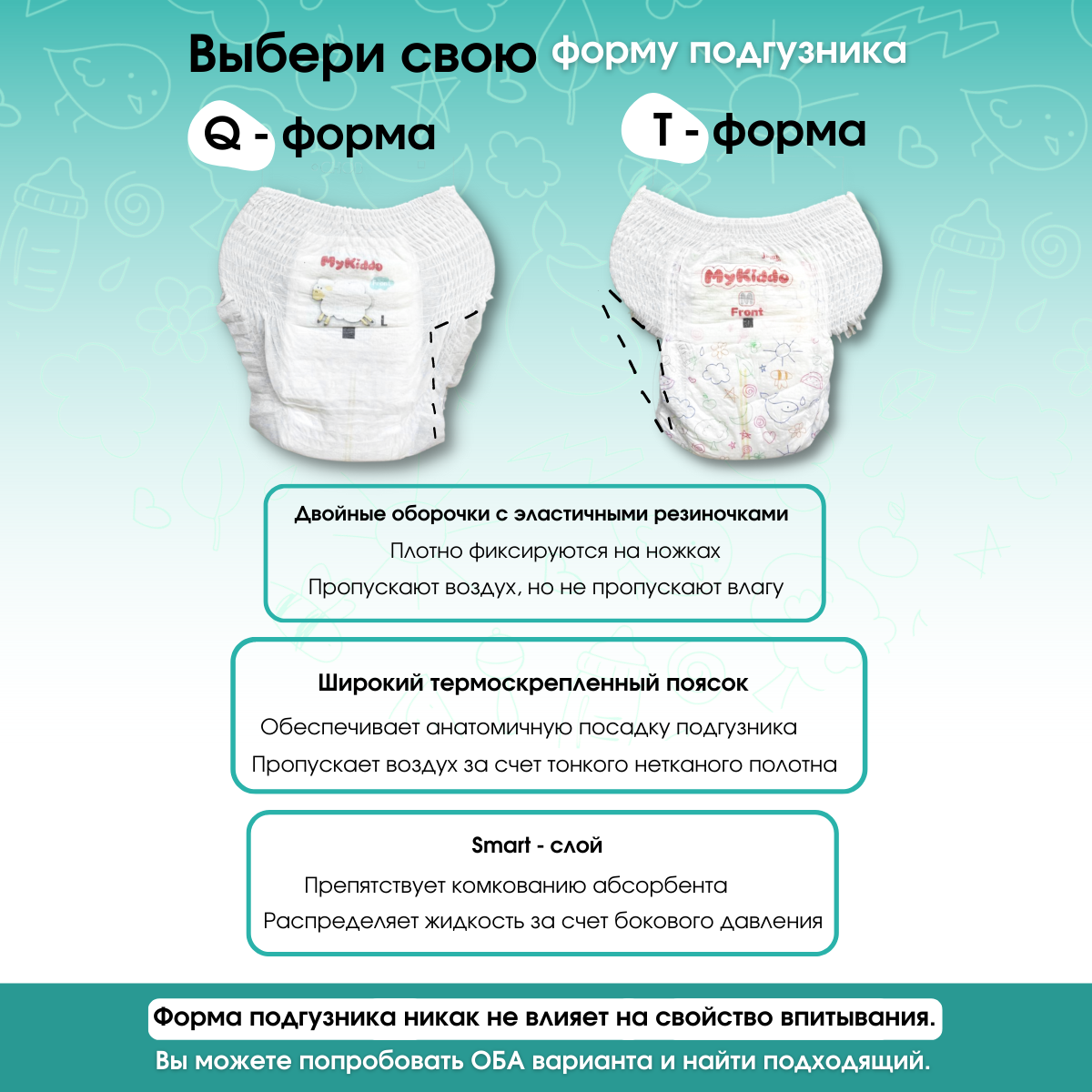 Трусики MyKiddo Classic XL 136 шт. - фото 7