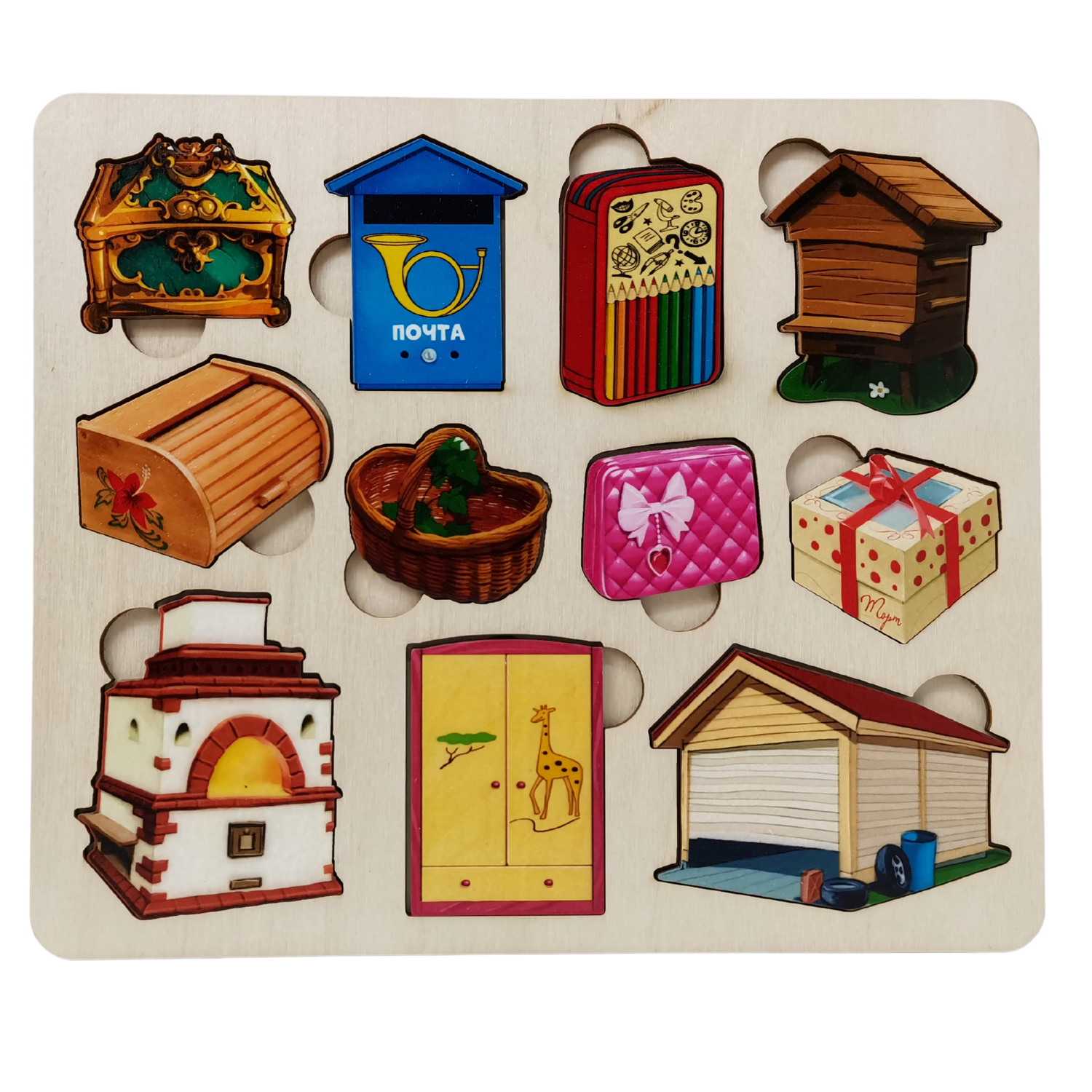 Игрушка Нескучные игры пазл Что внутри - фото 1