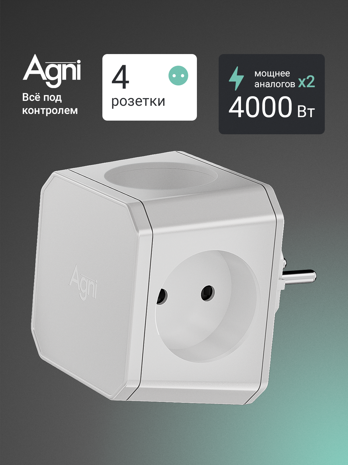 Разветвитель сетевой AGNI TP-WJ4E - фото 1