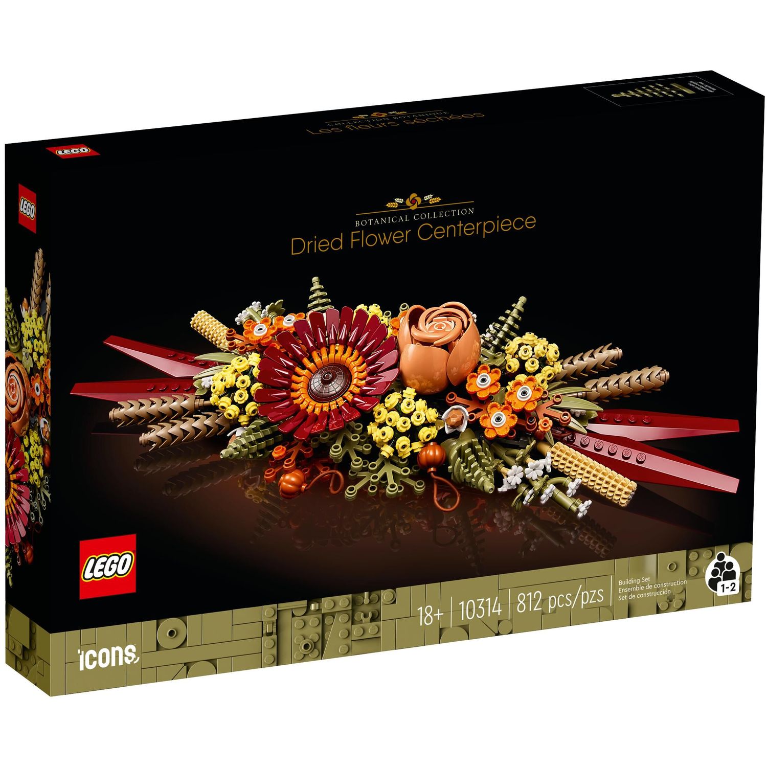 Конструктор LEGO Icons Dried Flower Centerpiece блочный - фото 1
