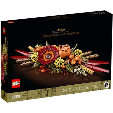 Конструктор LEGO Icons Dried Flower Centerpiece блочный