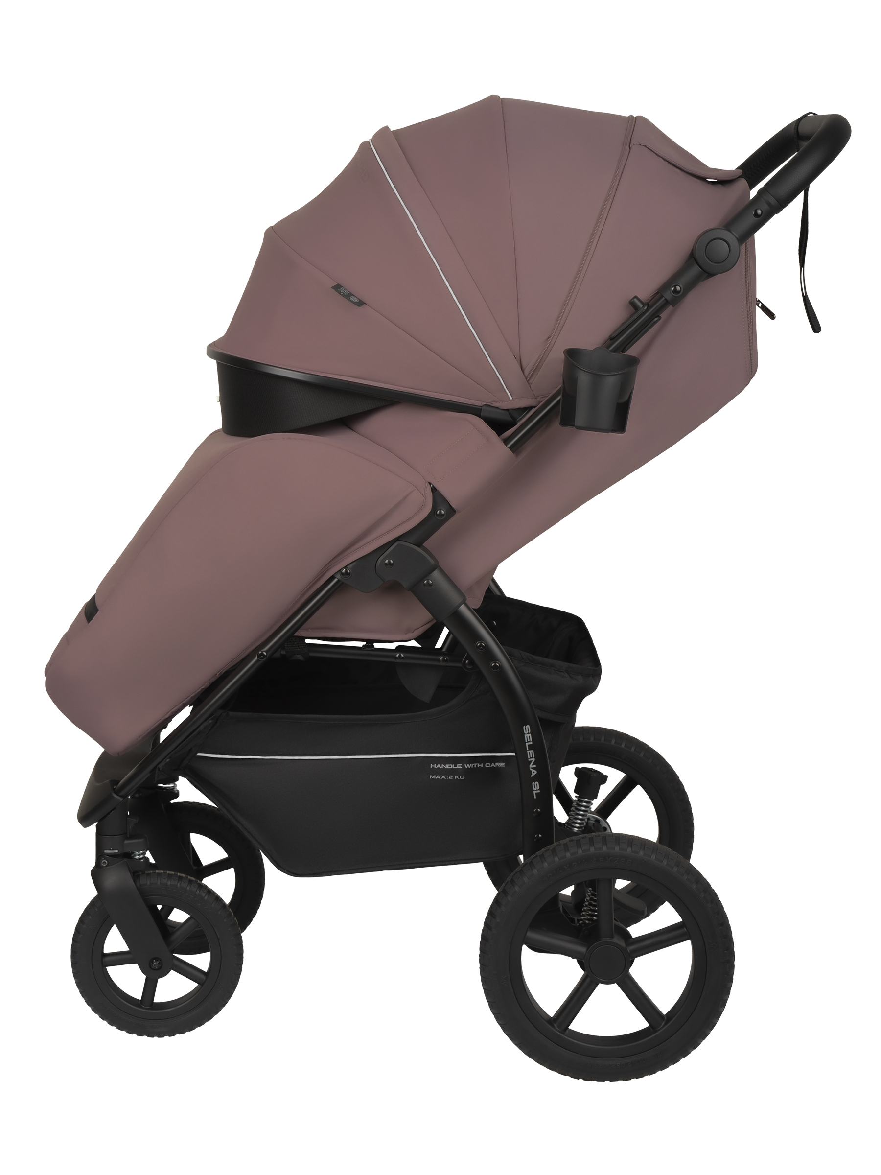 Коляска прогулочная JOVOLA Selena SL, розовый - фото 19