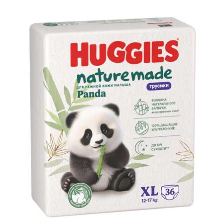Трусики Huggies Naturemade Panda 5 (12-17кг) 36 шт.