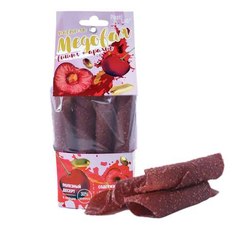 Пастила PastiLab медовая вишня-арахис 70г