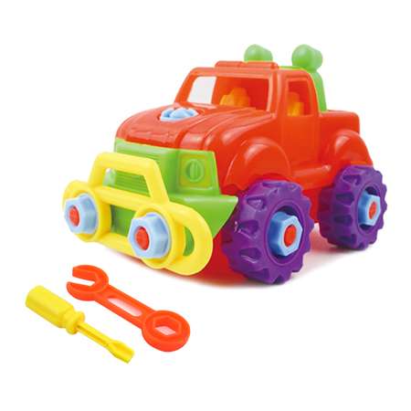 Машинка 1TOY с отверткой гаечным ключом в ассортименте