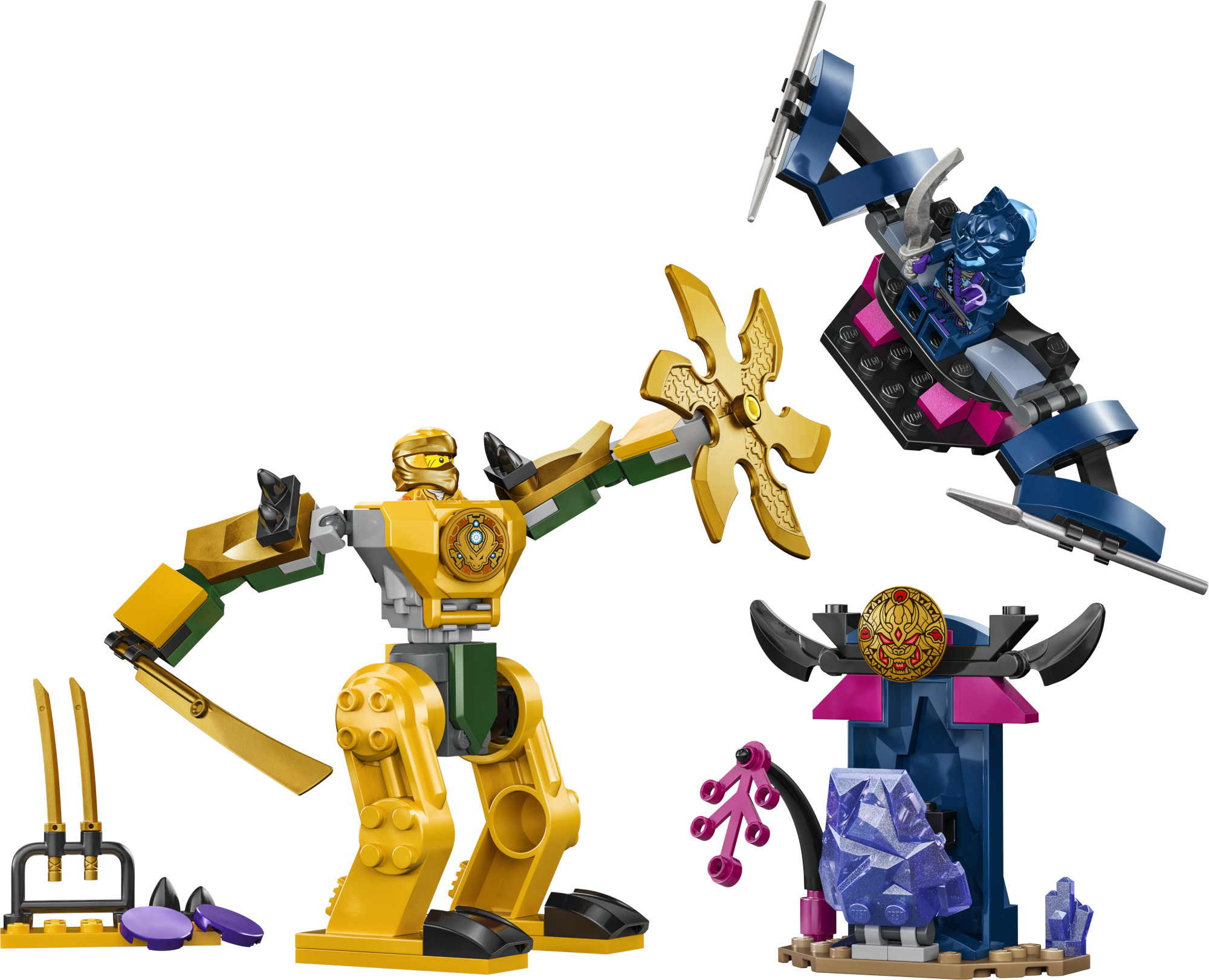 Конструктор LEGO NINJAGO Боевой робот Арина 104 дет. - фото 2