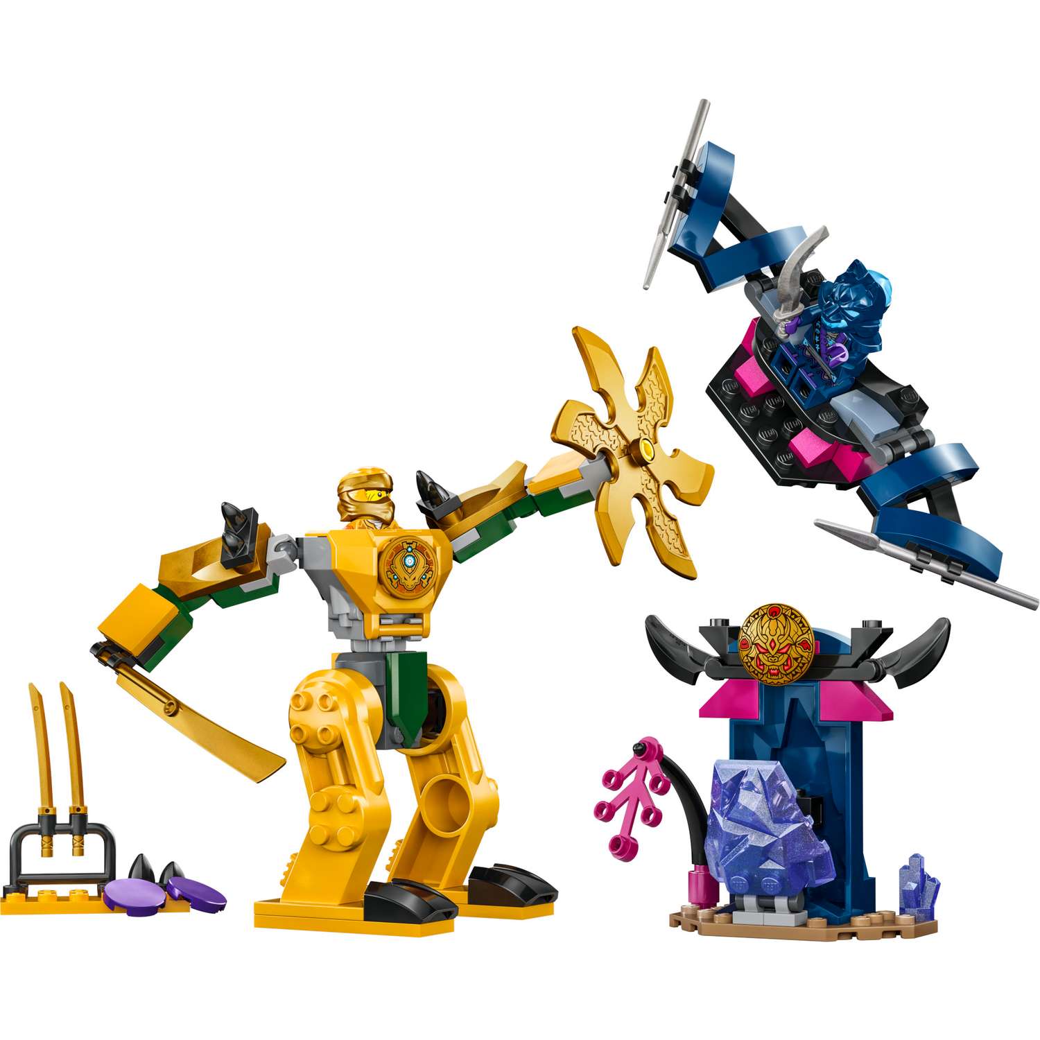 Конструктор LEGO NINJAGO Боевой робот Арина блочный - фото 2