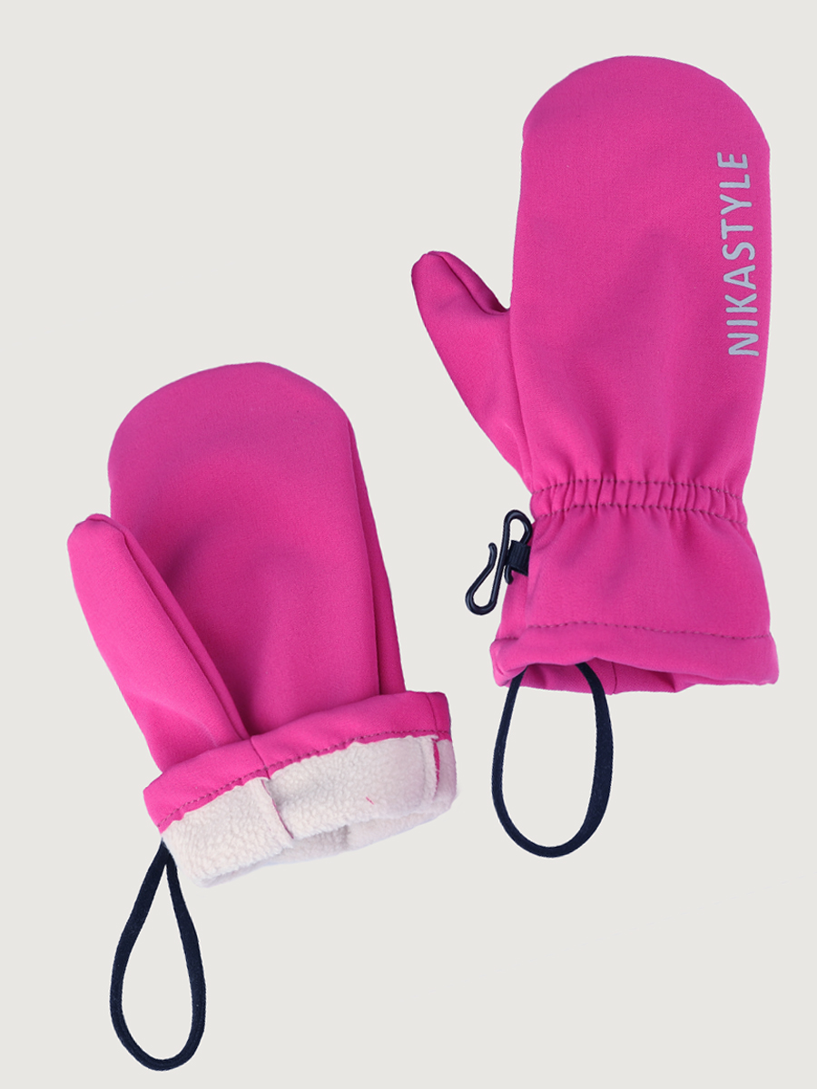 Варежки NIKASTYLE 14л17026 фуксия - фото 4