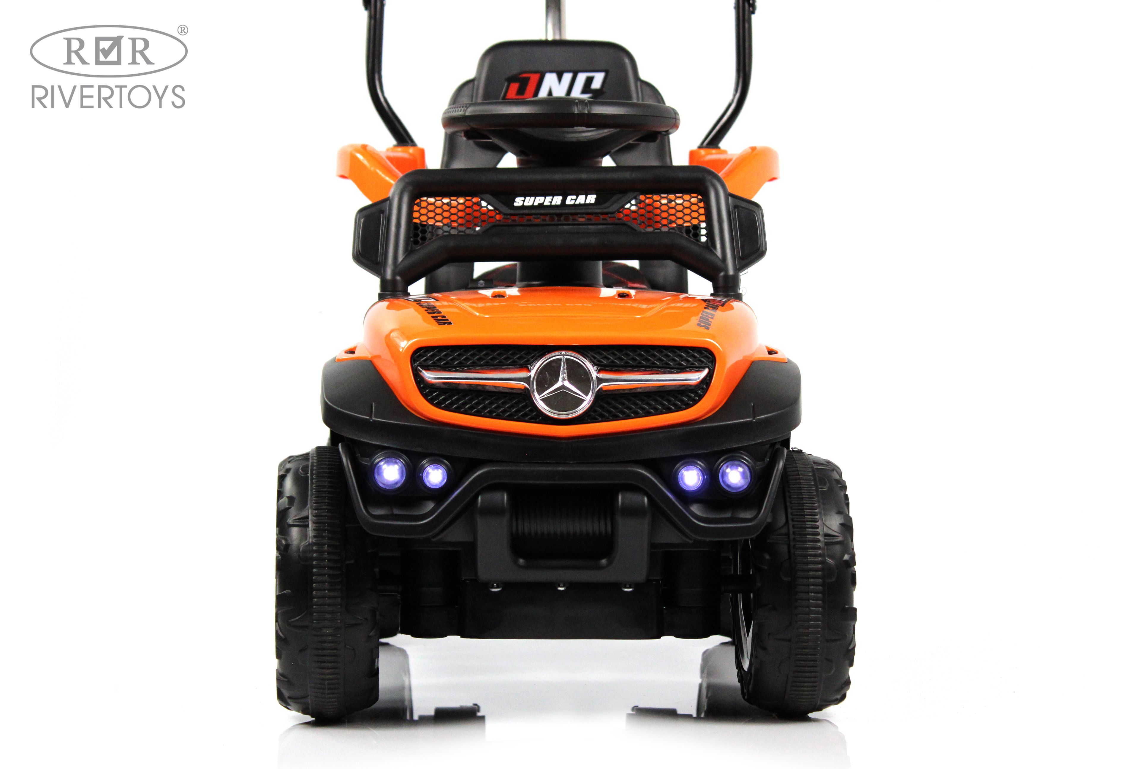 Электромобиль RIVERTOYS G005GG-ORANGE С пультом ДУ - фото 2