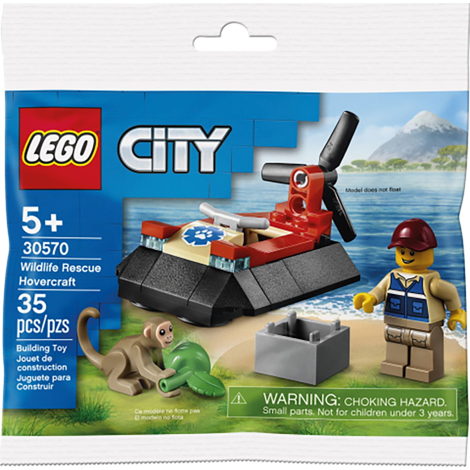 Конструктор LEGO City Спасательное судно 35 дет. - фото 1