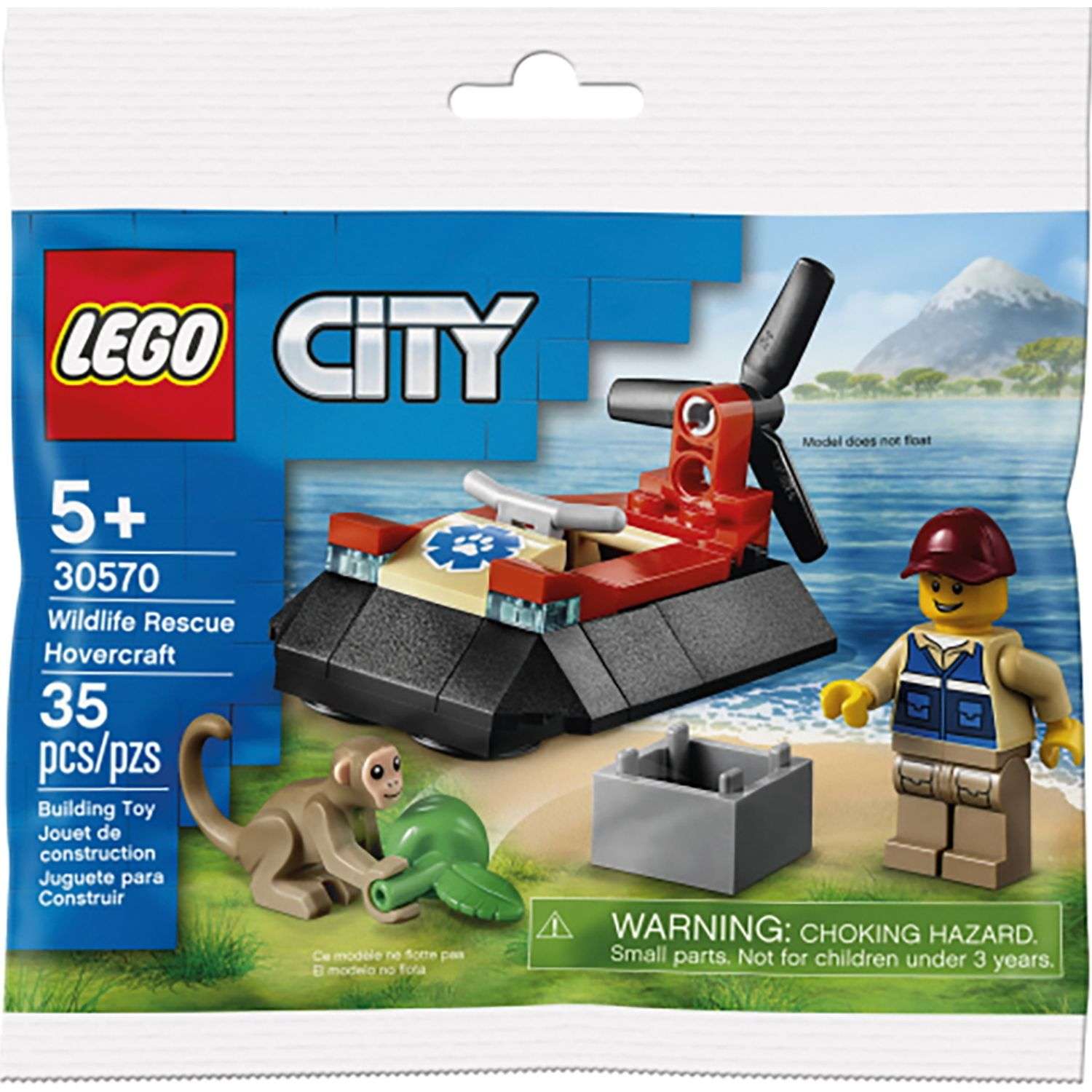 Конструктор LEGO City Спасательное судно 35 дет. - фото 1