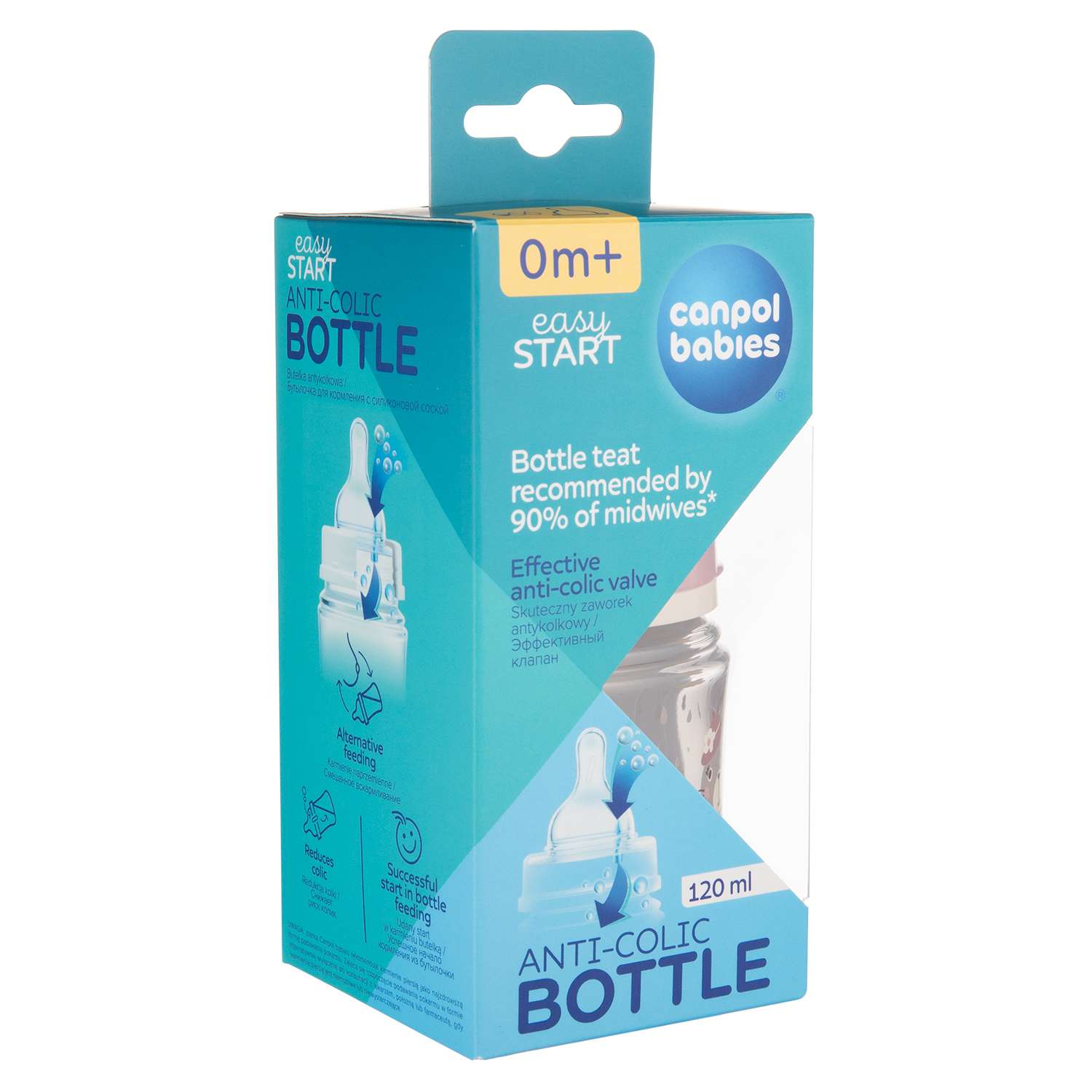 Бутылочка Canpol Babies Anti-Colic 120 мл - фото 14