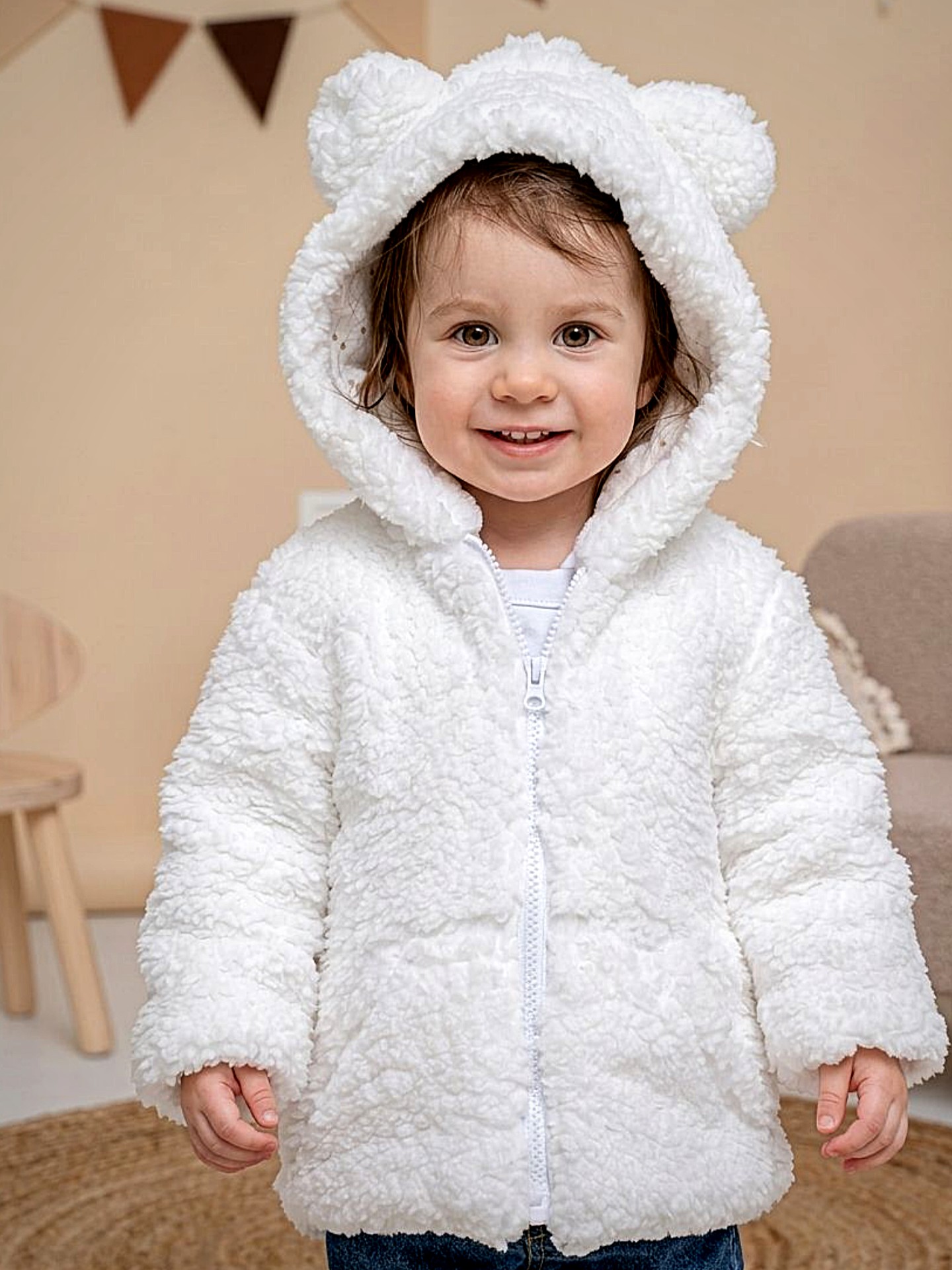 Куртка Timpuh teddy white sherpa - фото 1