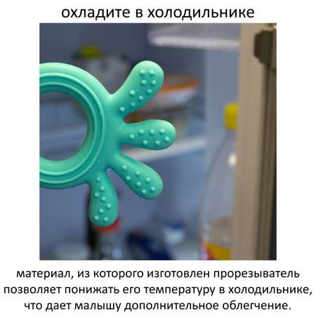 Прорезыватель Babyono Осьминожка в ассортименте