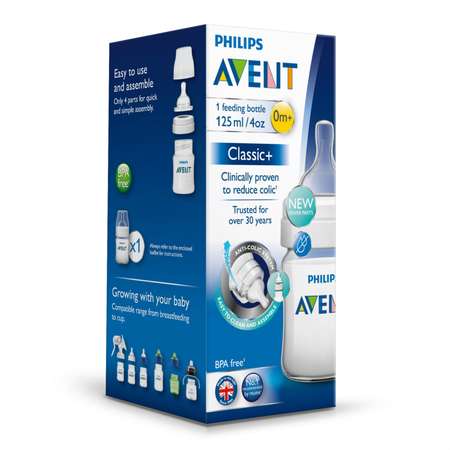 Бутылочка Philips Avent Classic+ 125 мл