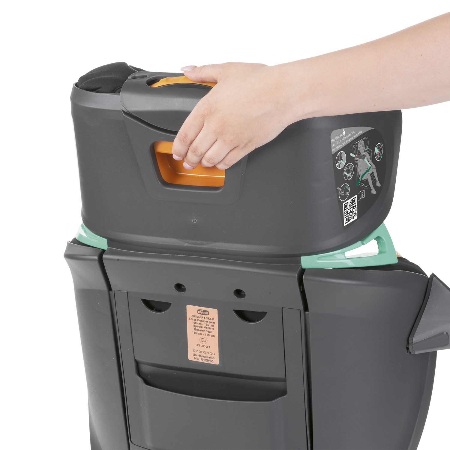 Автокресло Chicco FoldandGo Black Isofix 2/3 (15-36 кг) черный - фото 21