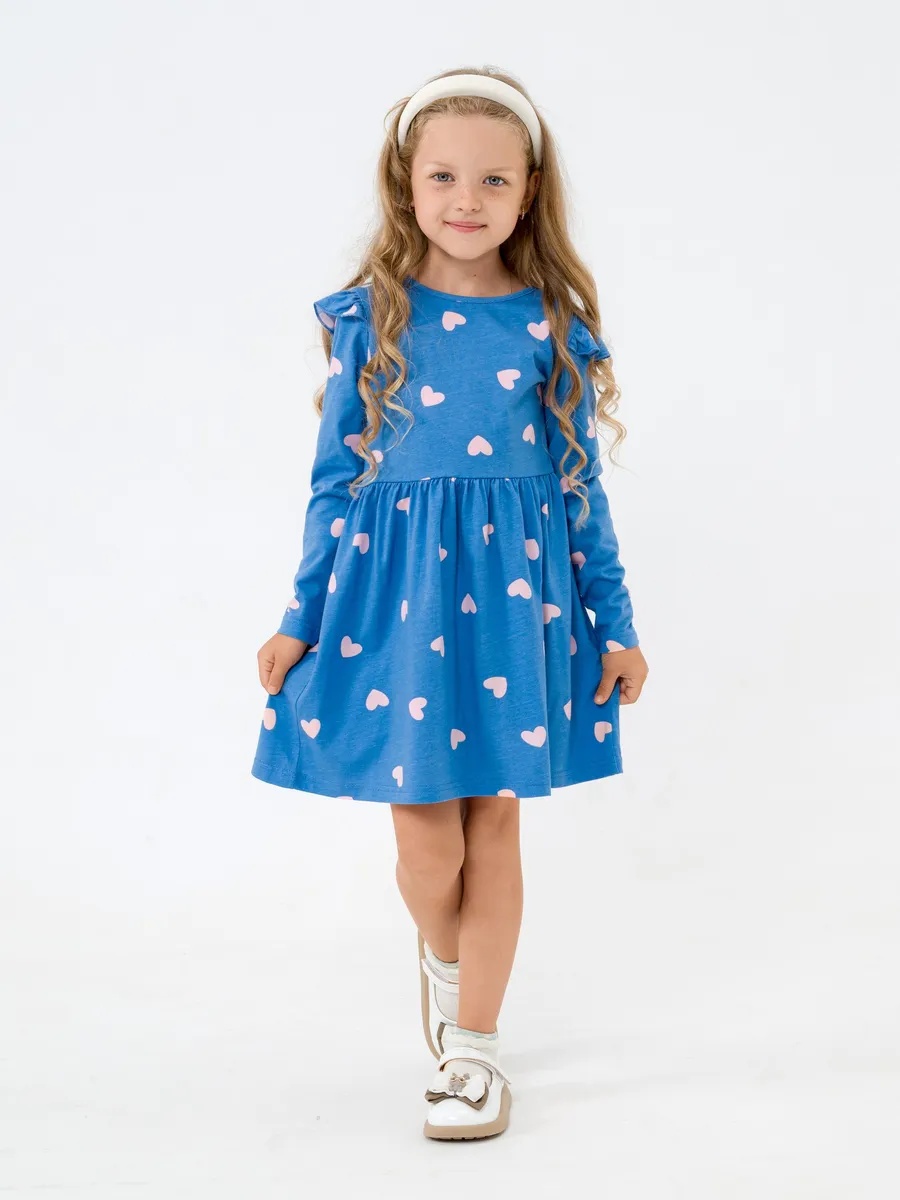 Платье NATIVIA ПТД/сердечкинаголубом - фото 6