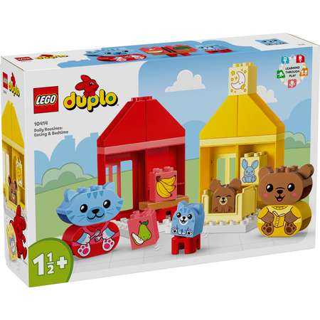 Конструктор LEGO DUPLO Ежедневные занятия Еда и сон блочный