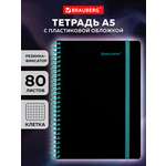 Общая тетрадь Brauberg клетка 80 лист.