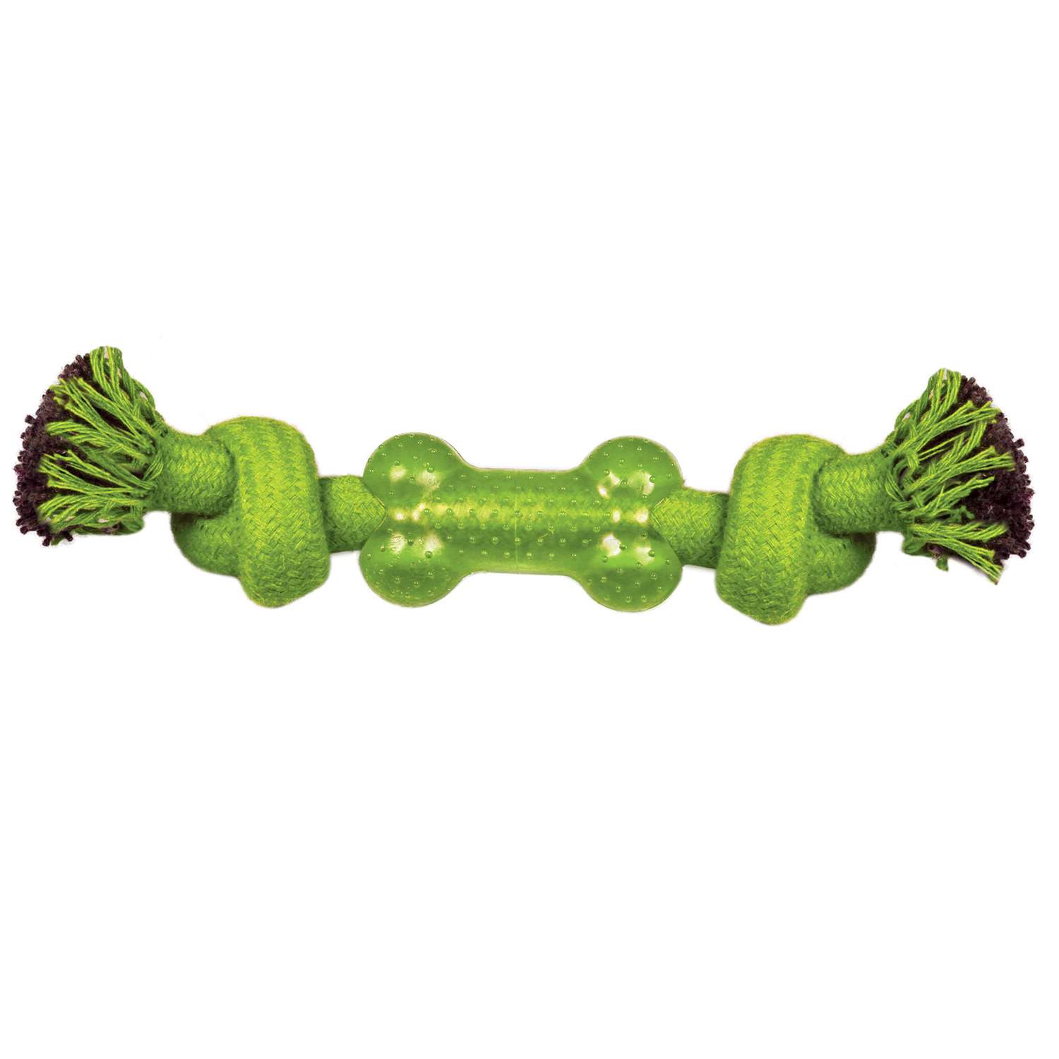 Игрушка для собак Triol Веревка-канат 2 узла и кость 24см - фото 3