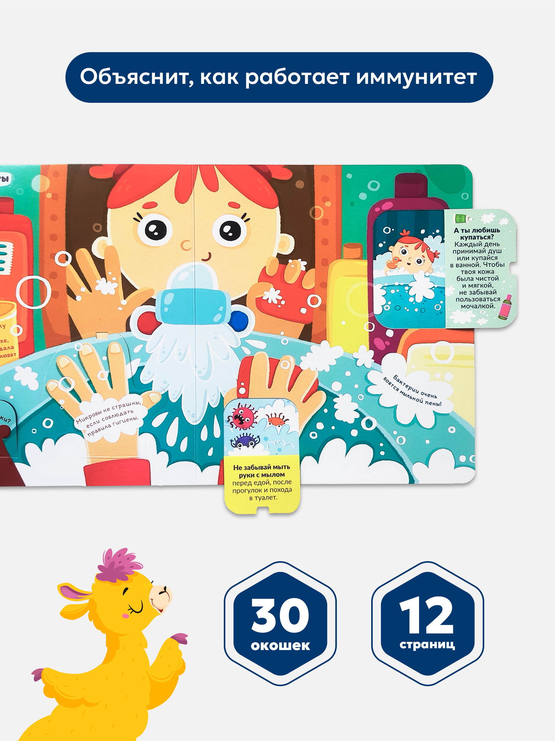 Набор книг с окошками Malamalama Вирусы и бактерии и иммунитет энциклопедии для детей - фото 4