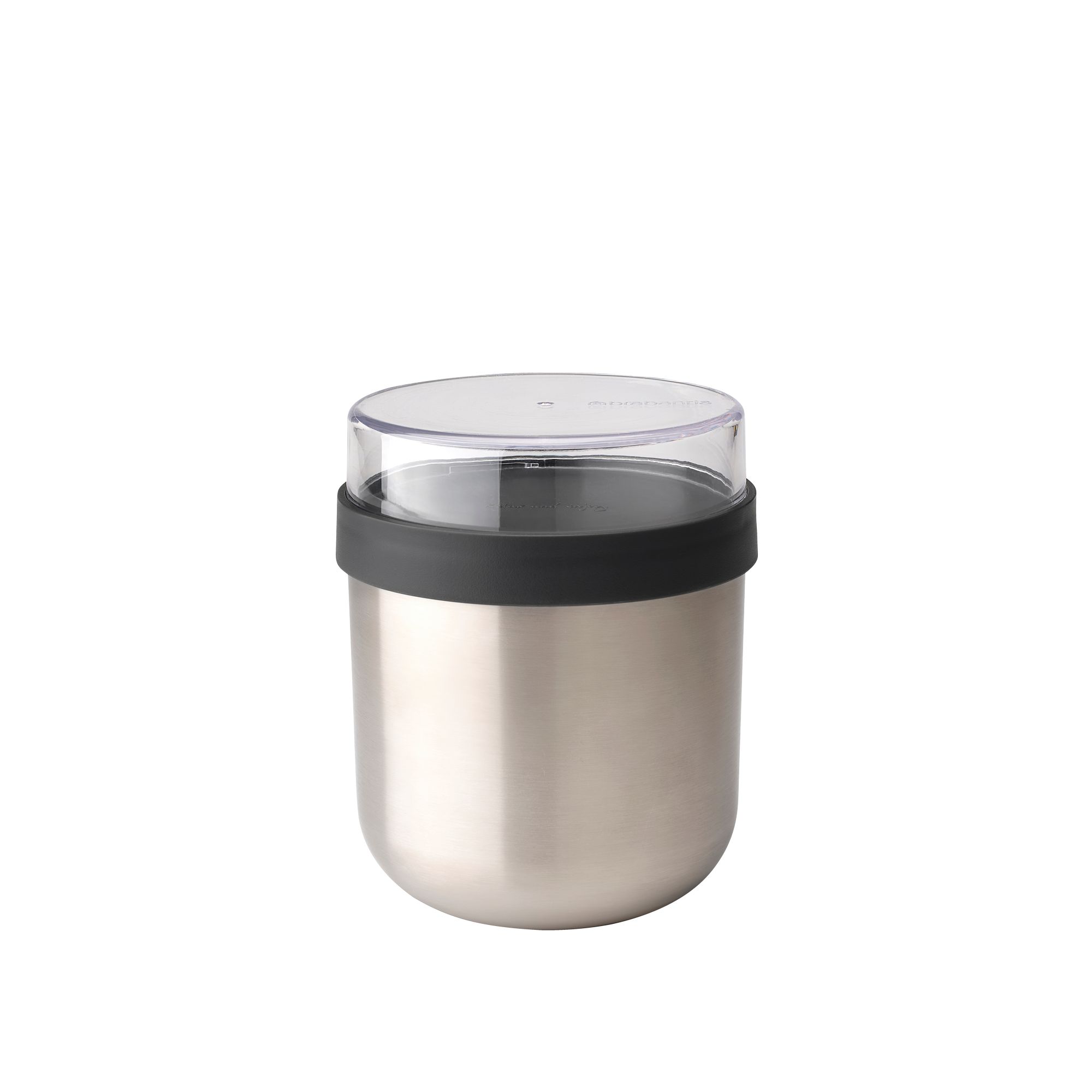 Ланч-бокс Brabantia Make&Take 500мл темно-серый 228780 - фото 1