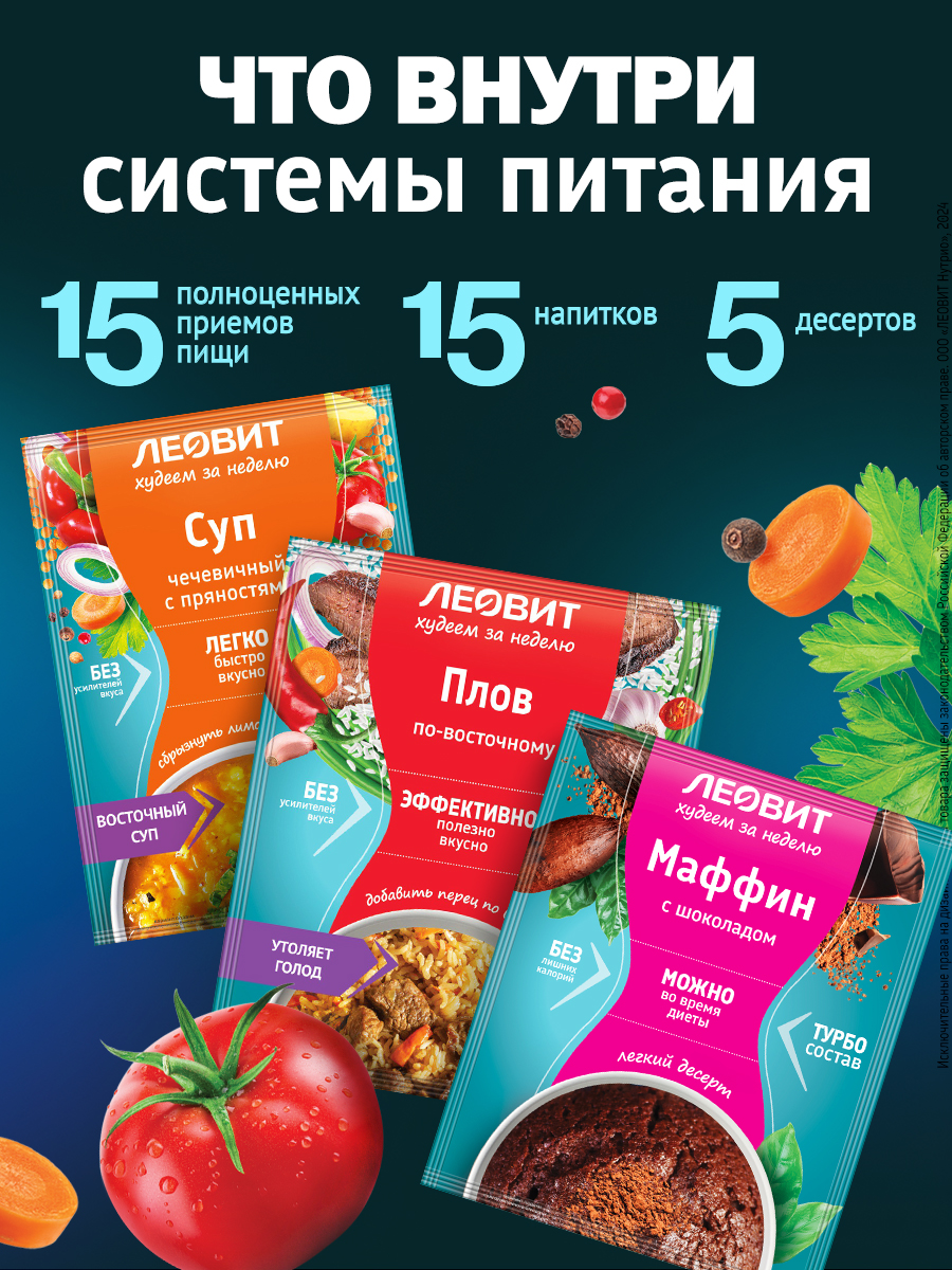 Восточная диета для похудения Леовит Программа питания набор 35 блюд - фото 7