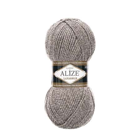 Пряжа Alize полушерстяная мягкая тонкая Lanagold 100 гр 240 м 5 мотков 650 due