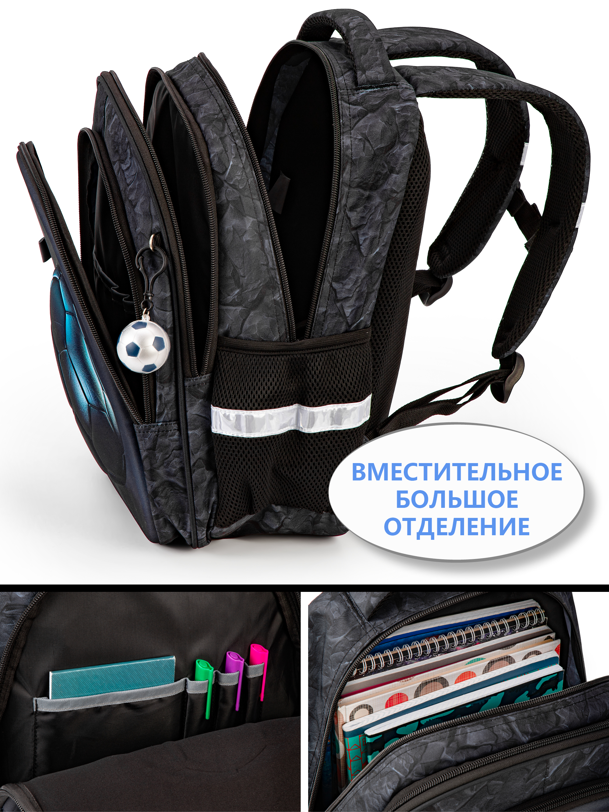 Рюкзак School Standard первокласснику набор 4 в 1 - фото 9