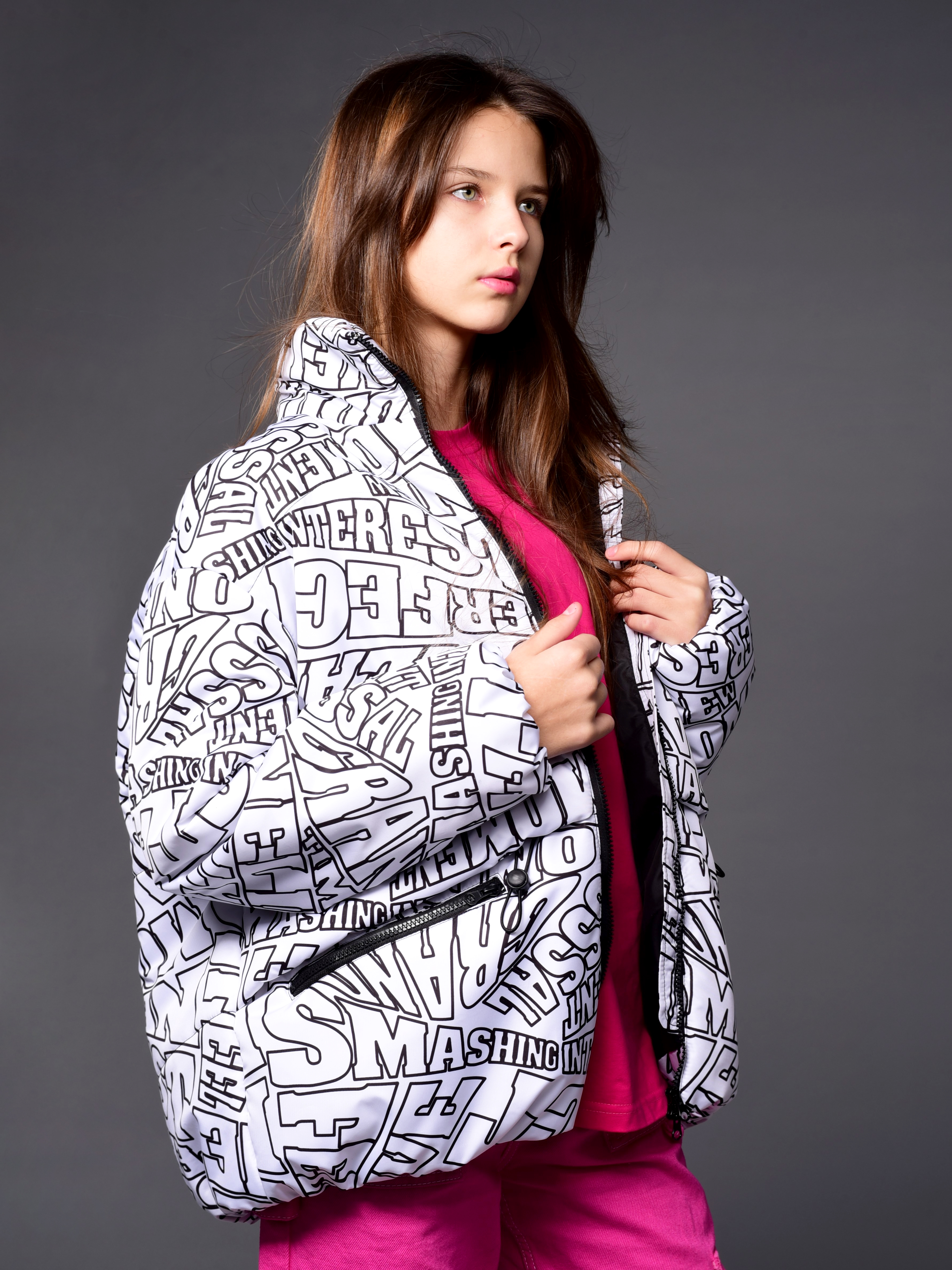 Куртка Аврора 1105-Д/принт-белый - фото 7