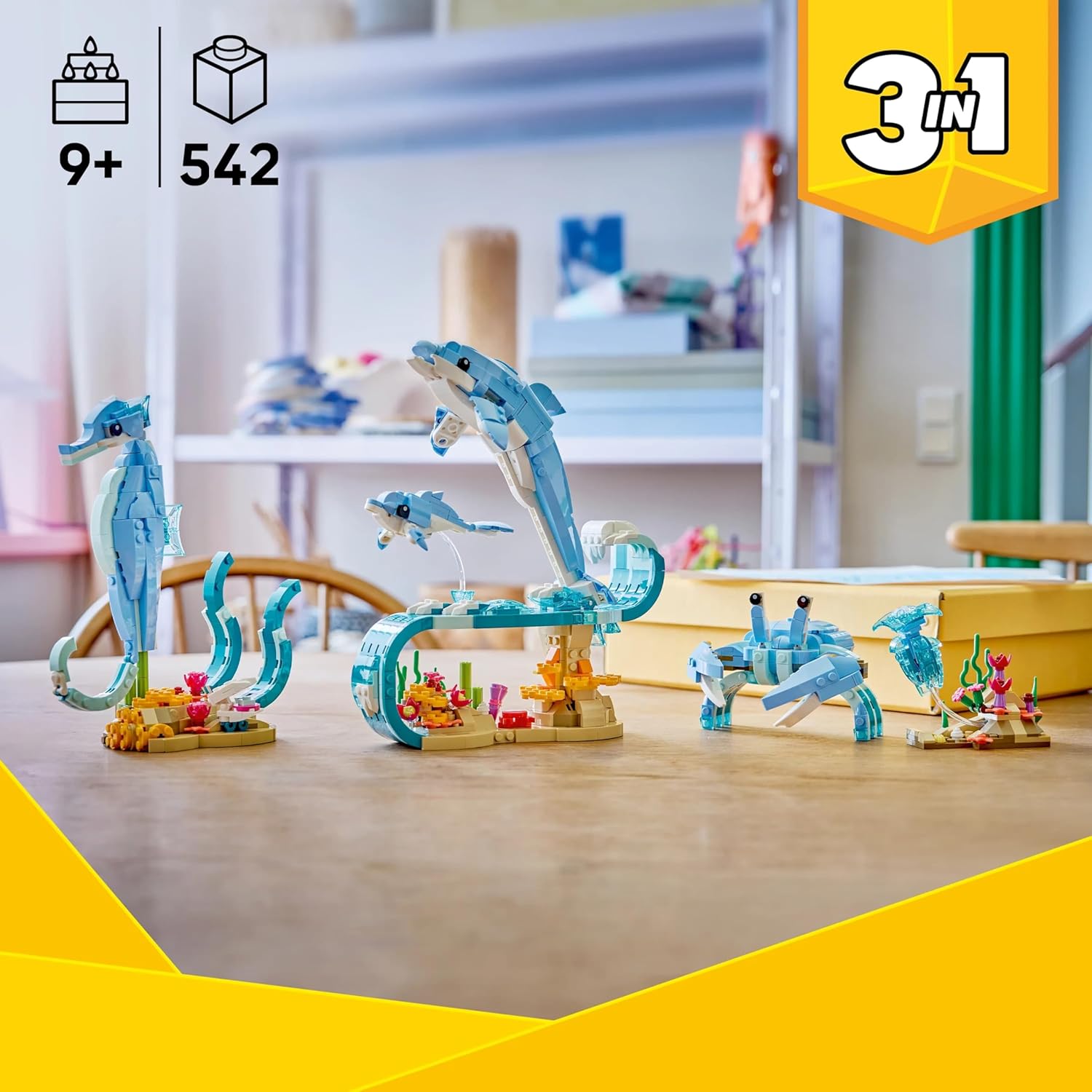 Конструктор LEGO Creator Красивые дельфины 542 дет. - фото 5